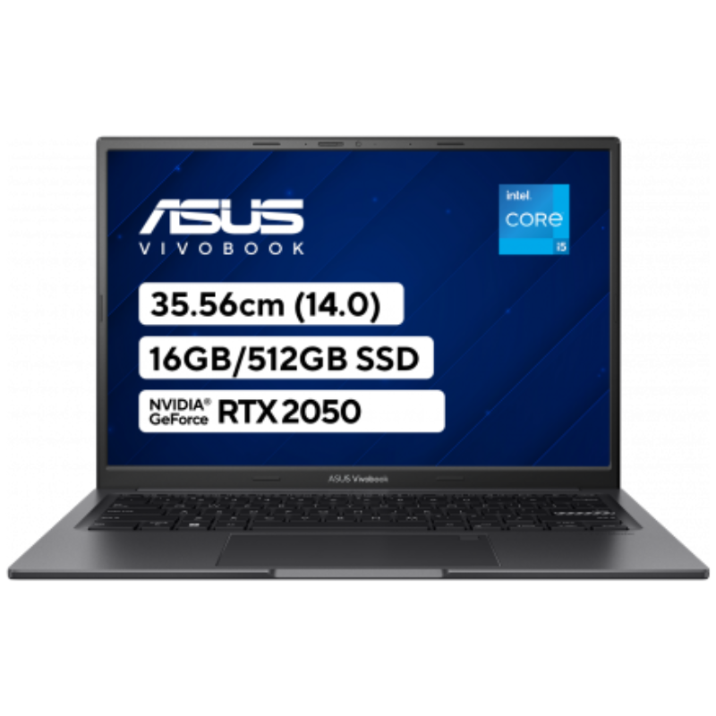 ASUS K3405VF-LY541WS Vivobook 14X, Indie Black Laptop, Intel Core i5