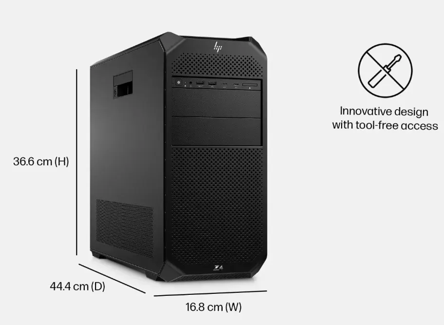 HP 8Z7X1PA, Intel Xeon W5-2455X, 32 GB RAM, 1 TB Storage, Windows