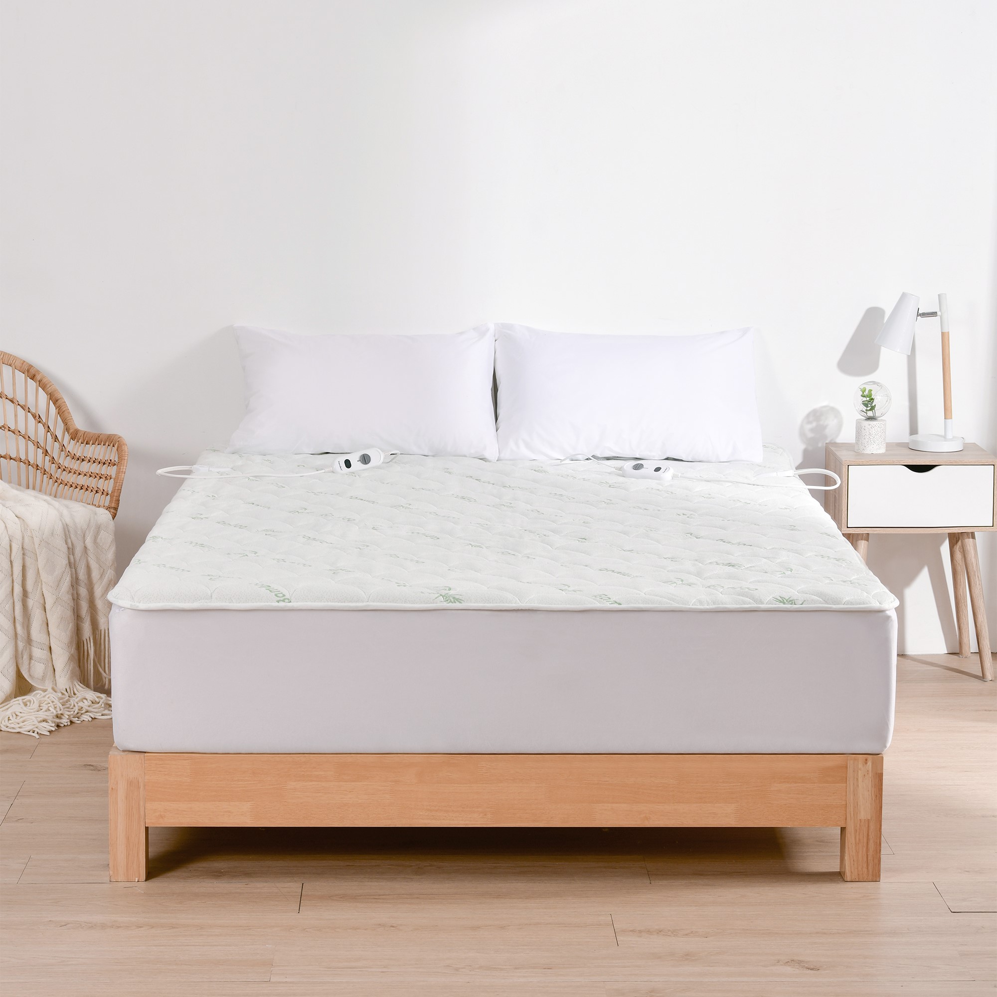 Dreamaker 400GSM Bamboo Quilted Electric Blanket Hypoallergenic Underlay - Picture 9 of 35