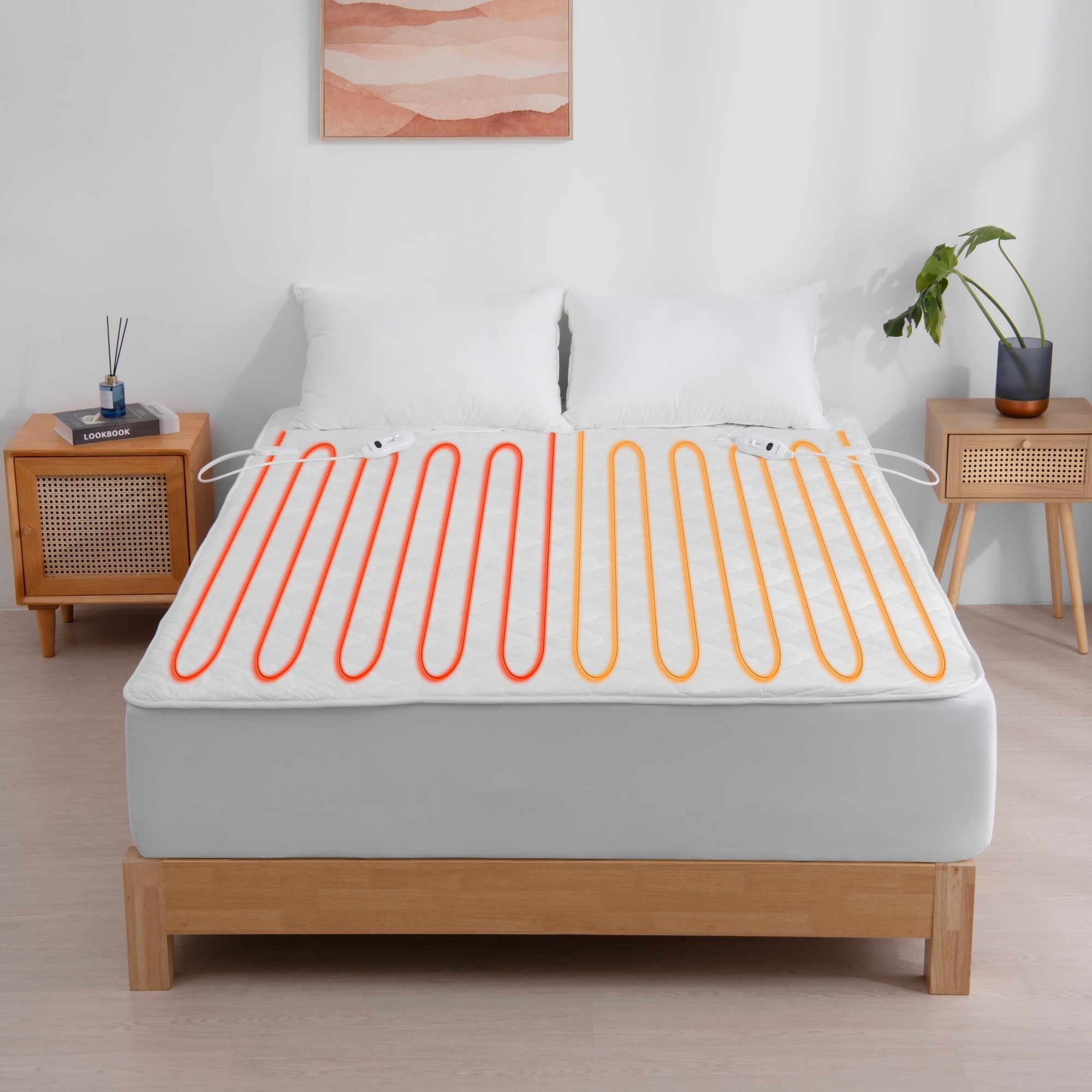 Electric Blanket Fully Fitted Washable Heated Cotton Quilted Single Double Queen - Picture 56 of 56