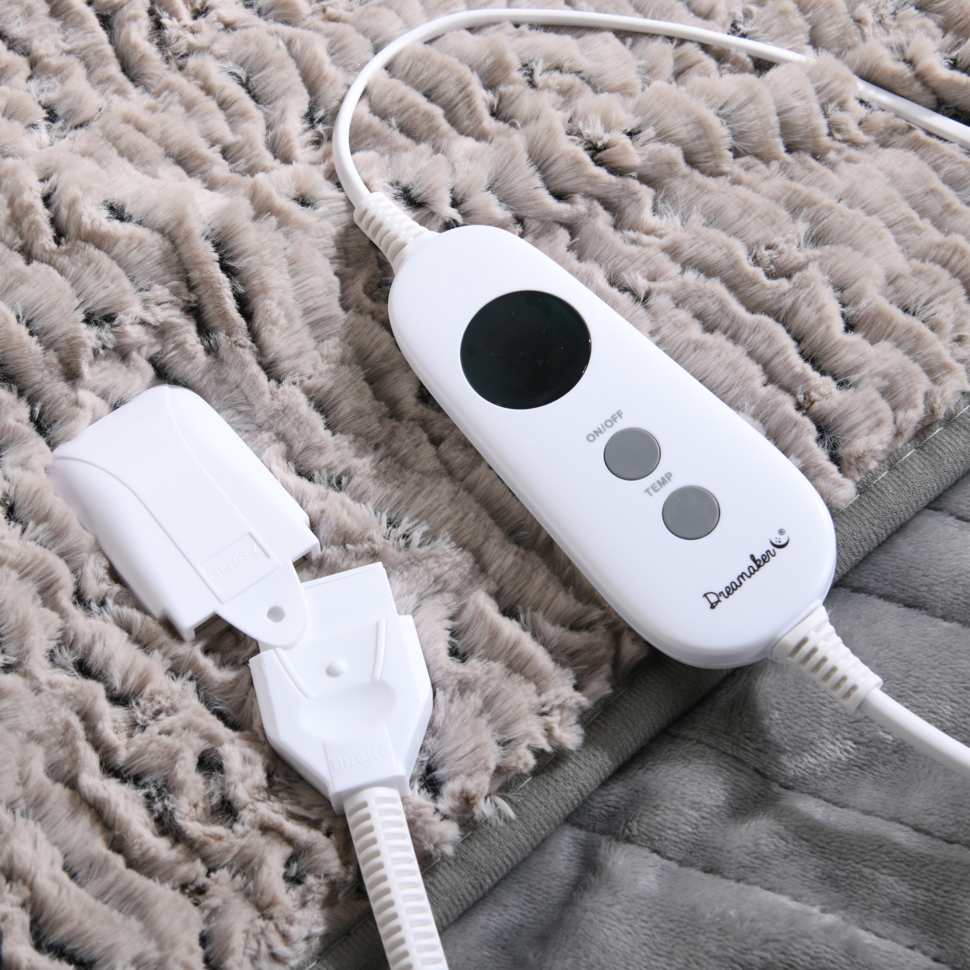 Dreamaker Washable Electric Heated Throw Rug Snuggle Blanket Fleece Faux Fur - Picture 115 of 156