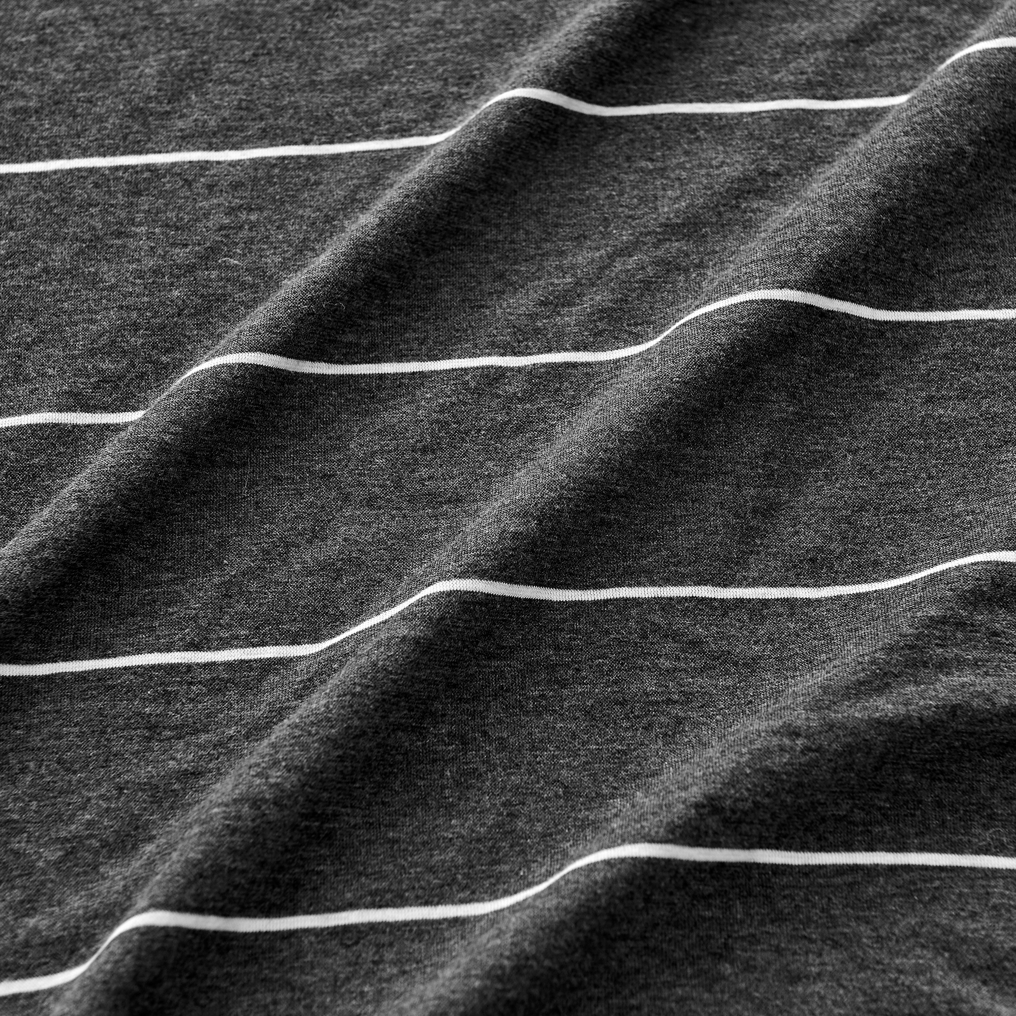 Dreamaker Jersey Luxe 100% Cotton Reversible Quilt Cover Set Charcoal Single Bed